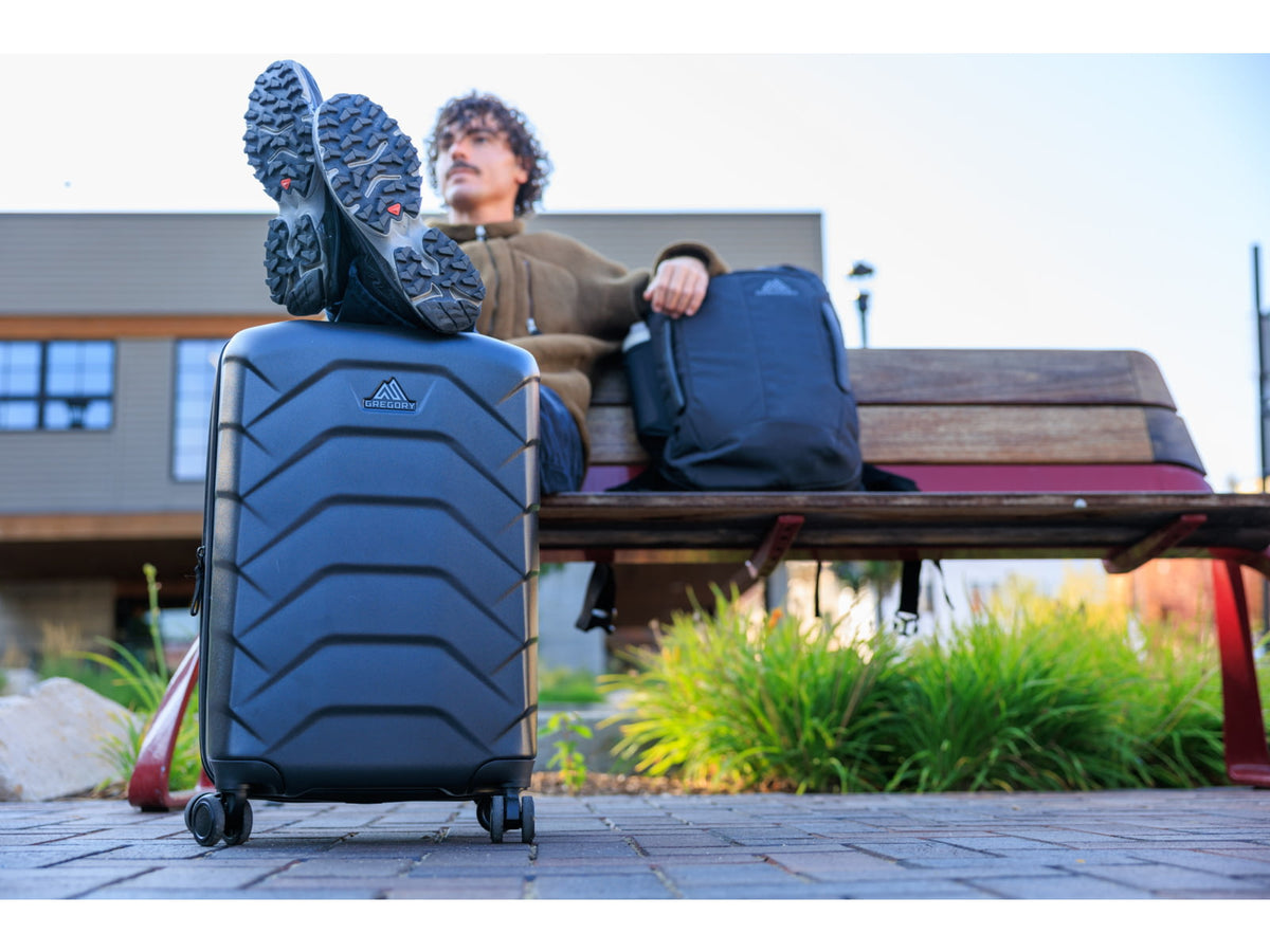 Gregory Cache Large Spinner Rolling Luggage Men/Unisex Black Lichen One Size 155041-A653