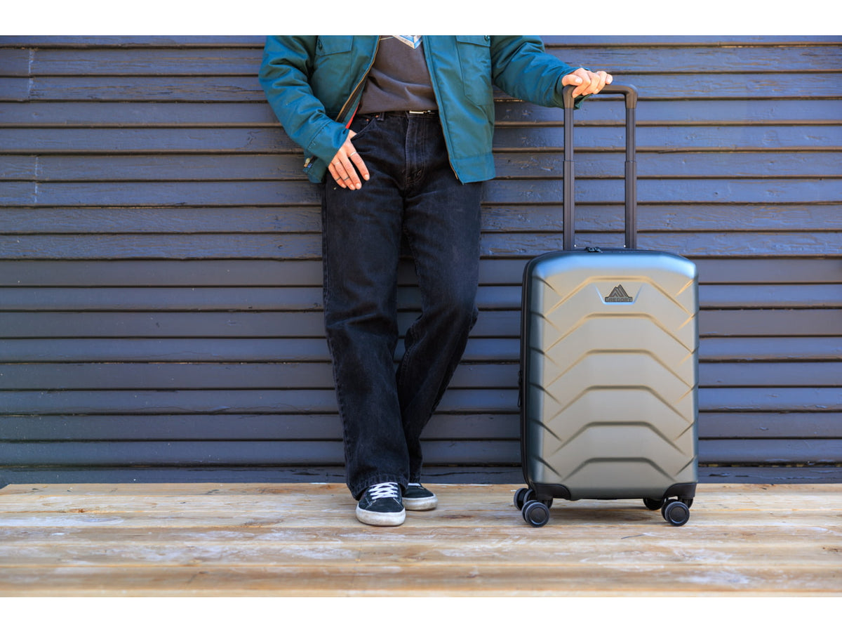 Gregory Cache Large Spinner Rolling Luggage Men/Unisex Black Lichen One Size 155041-A653