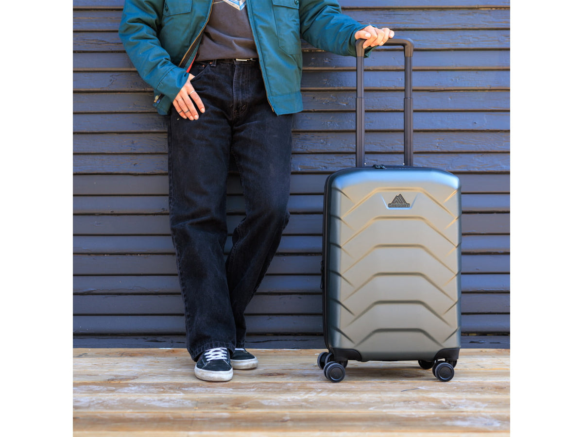 Gregory Cache Large Spinner Rolling Luggage Men/Unisex Black Lichen One Size 155041-A653