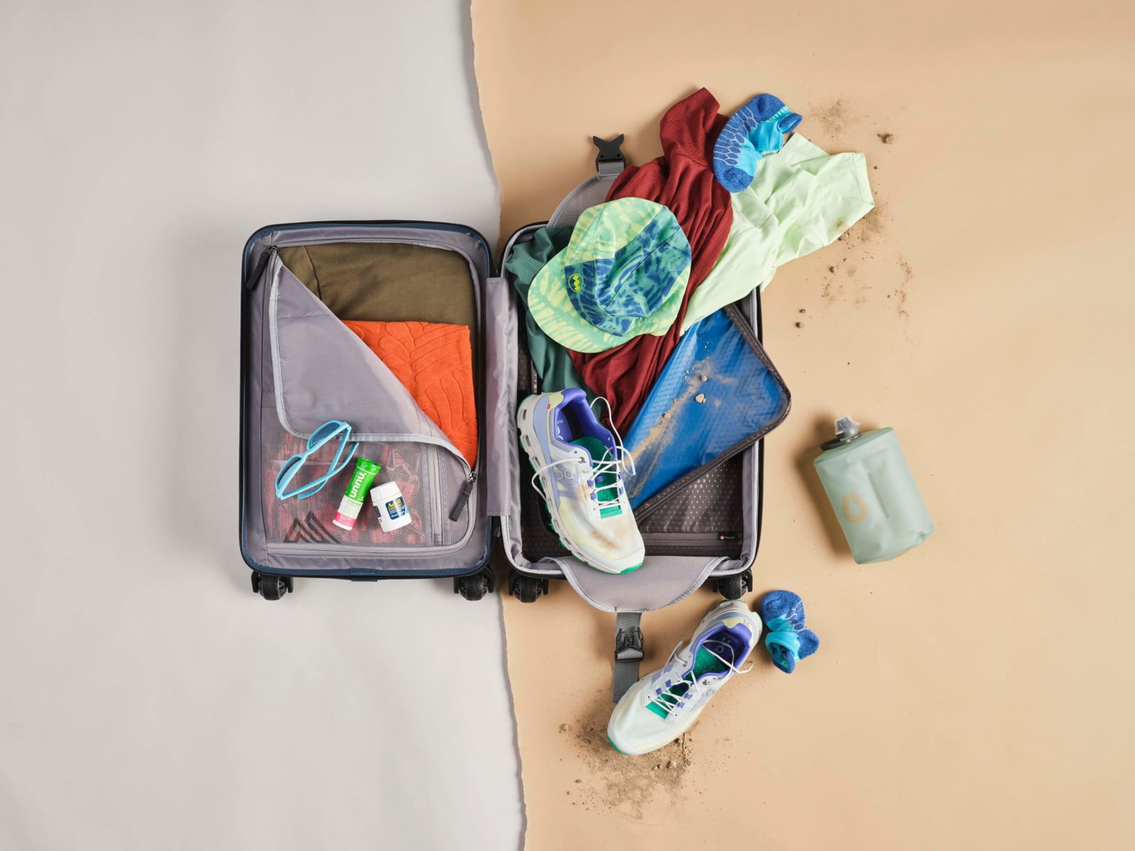 Gregory Quadro Pro 28 Rolling Luggage Men/Unisex Celestial Blue One Size