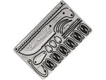 Grim Workshop Bob Hansler Survival Card Surgical Grade Stainless Construction 3.38in x 2.13in x 0.25in GWBOBSIGCRD