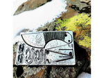 Grim Workshop Bushcraft Card Surgical Grade Stainless Construction 3.38in x 2.13in x 0.25in GWBUSHCRD