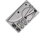 Grim Workshop Bushcraft Card Surgical Grade Stainless Construction 3.38in x 2.13in x 0.25in GWBUSHCRD