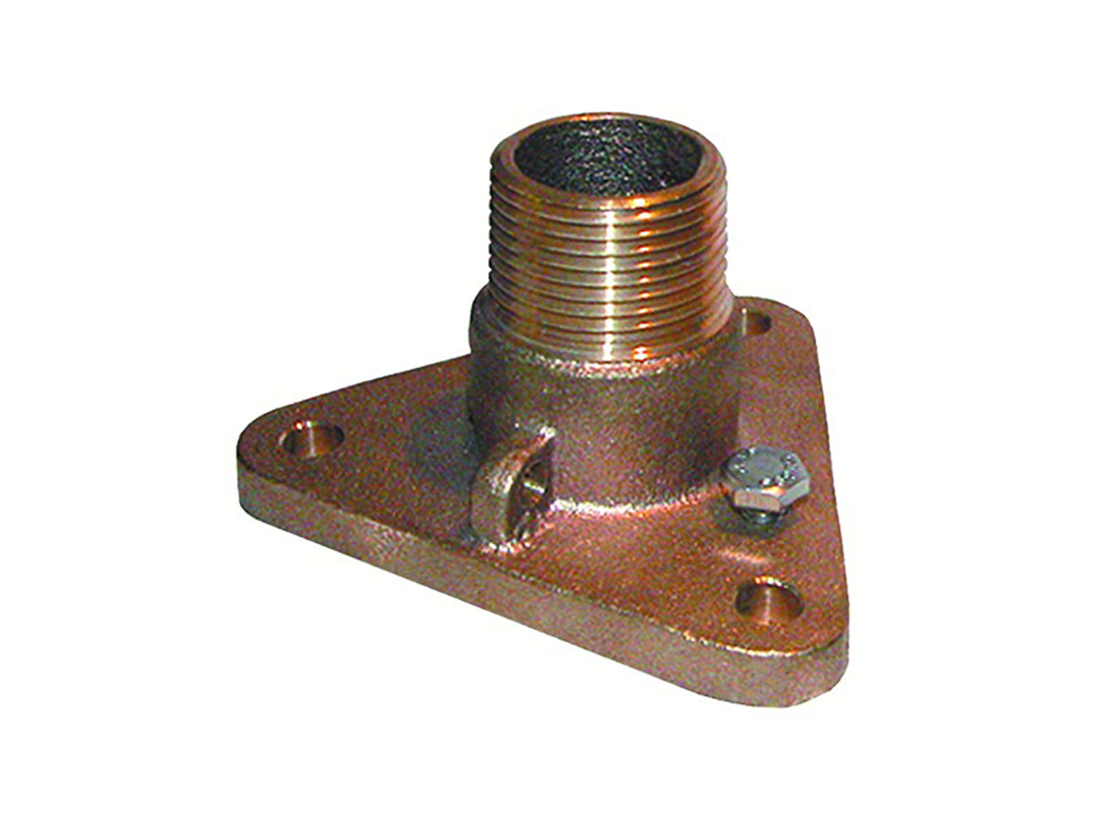 GROCO Bronze NPS to NPT Flange Adapter 3/4" IBVF-750