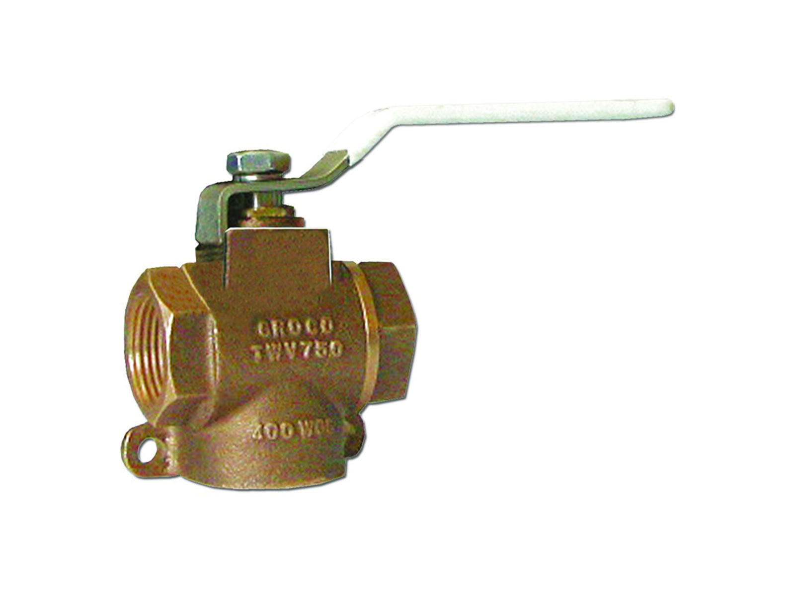GROCO NPT Bronze 3-Way Valve 1/2" TWV-500