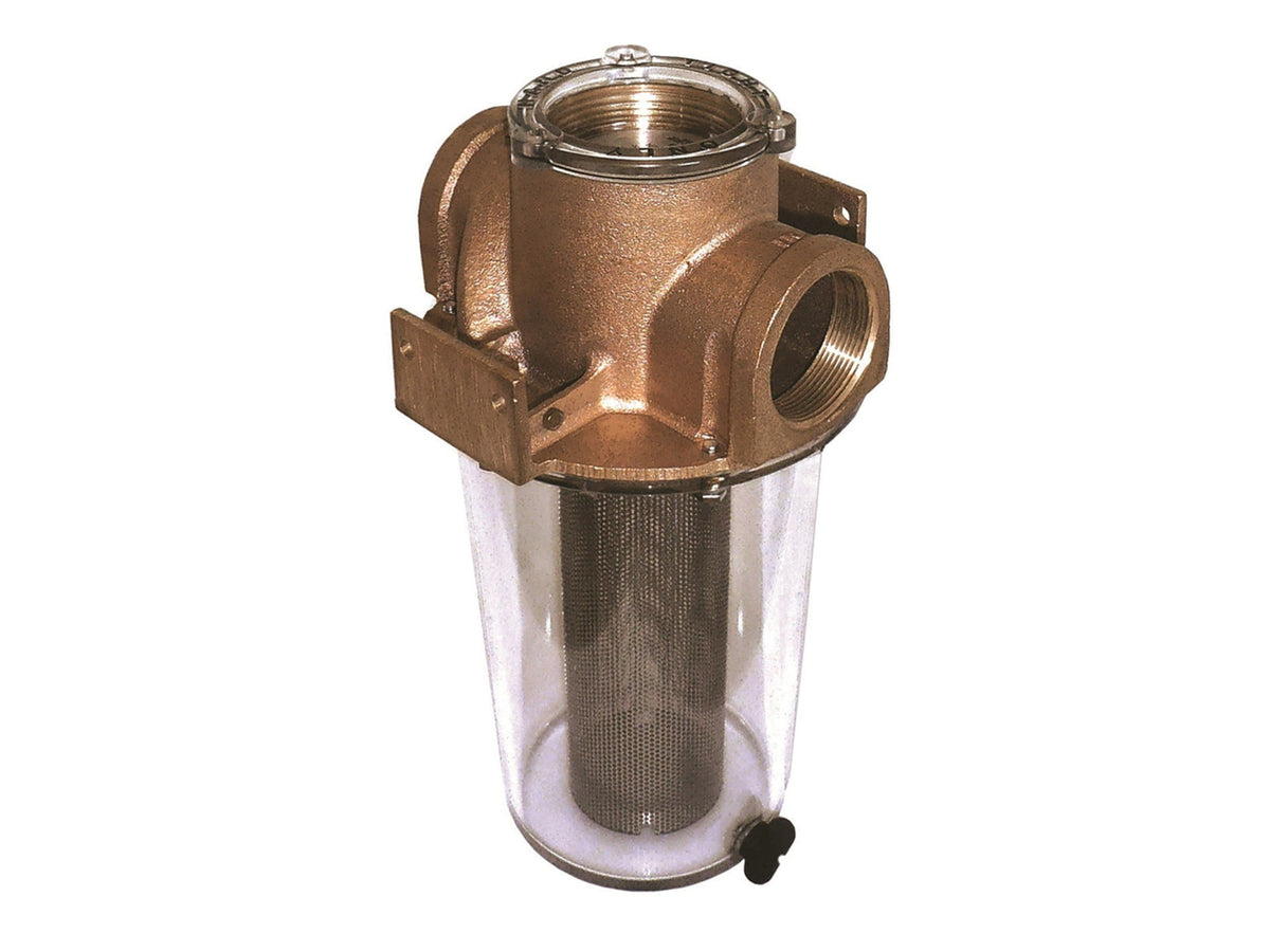 GROCO Series 1/2" Raw Water Strainer w/Stainless Steel Basket ARG-500 ARG-500-S