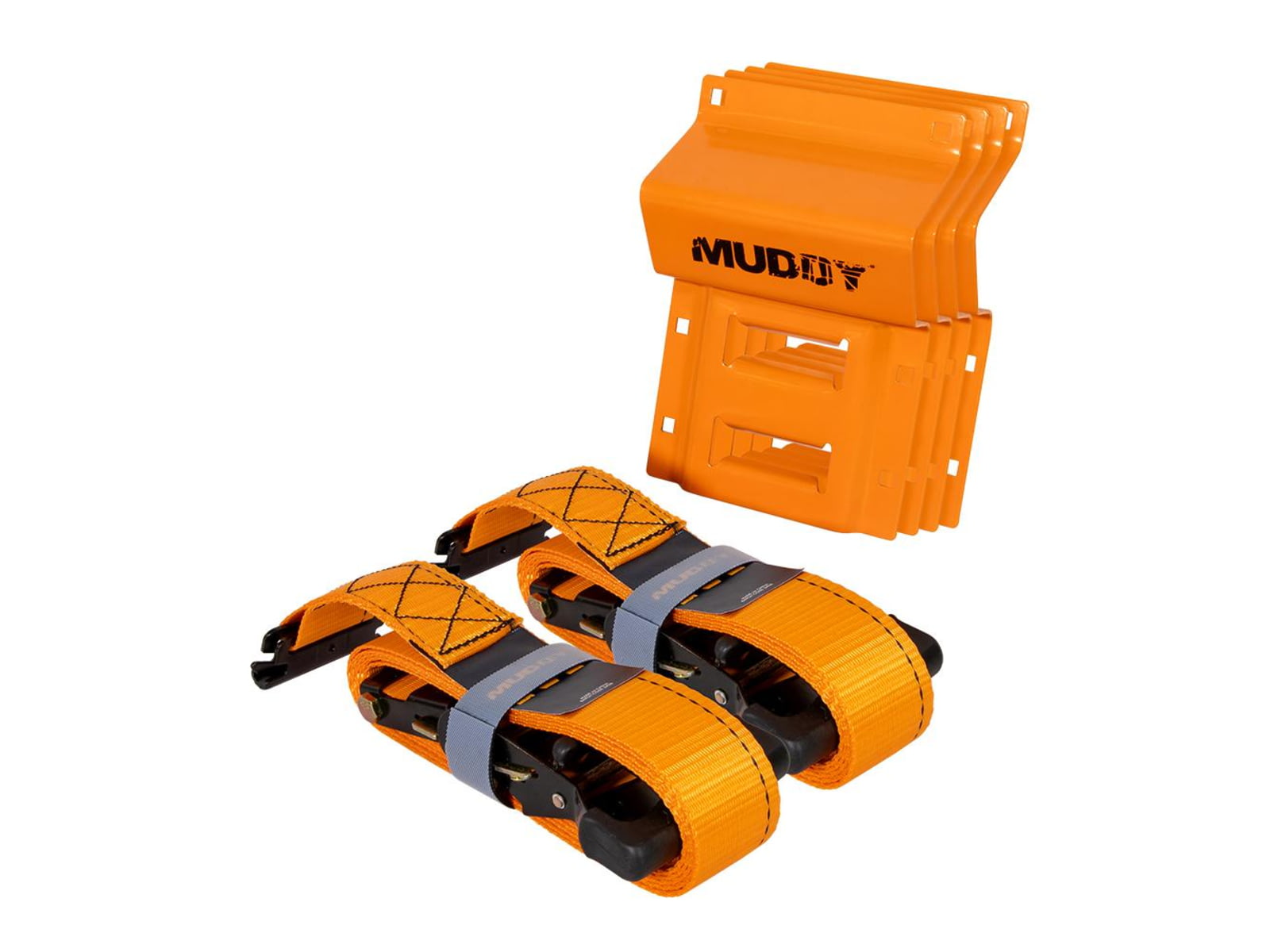 Gsm Muddy UTV Wheel Chock Tie-Down Kit Orange 2/ct MUD-WCTDK-2PK