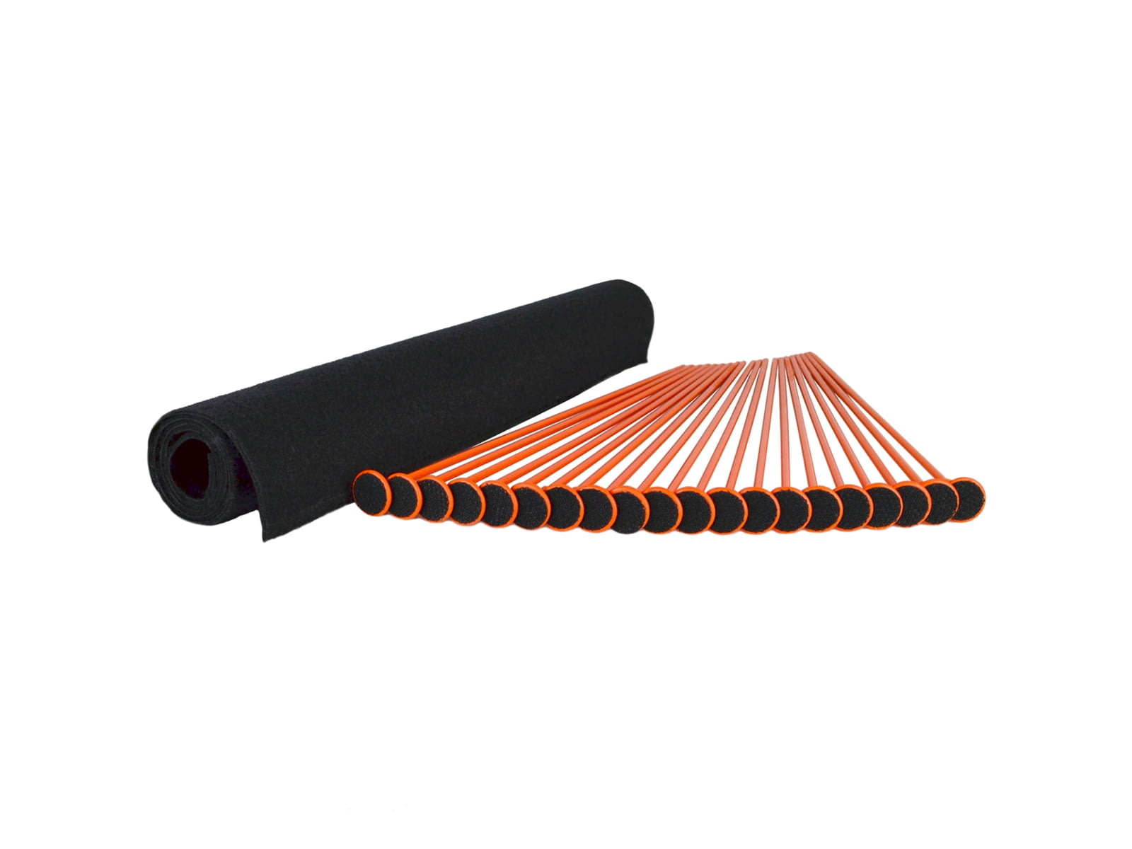 Gun Storage Solutions Rifle Rods Fit .22 Caliber and Larger 16 Length Orange Includes 19X30 Shelf Liner 10 Pack RR20SK-OR
