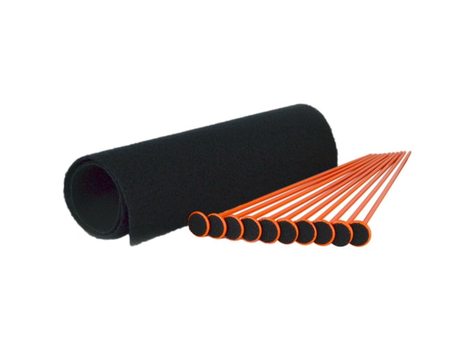 Gun Storage Solutions Rifle Rods Fit .22 Caliber and Larger 16 Length Orange Includes 15x19 Shelf Liner 10 Pack RR10SK-OR