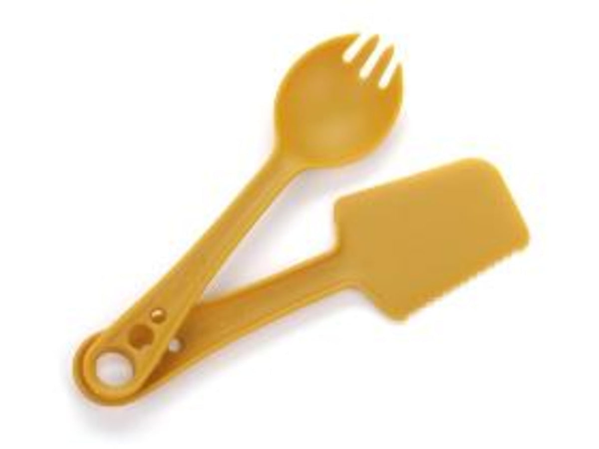 Splashguard Microbite Utensil Set Tangerine 736813