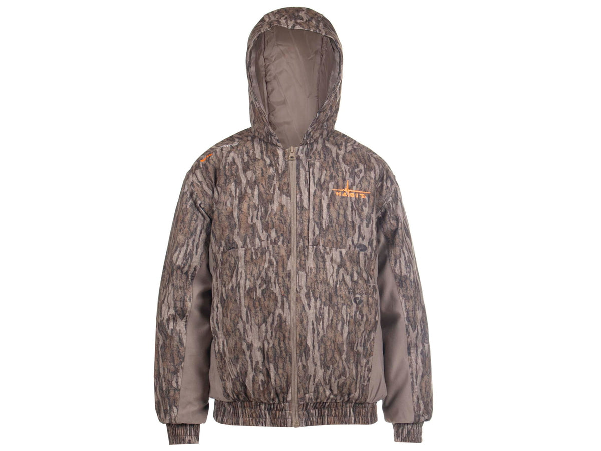 Habit Cedar Branch Waterproof Insulated Bomber Jacket Mossy Oak Bottomland Small WJ663-M-8-6-YS-3D6