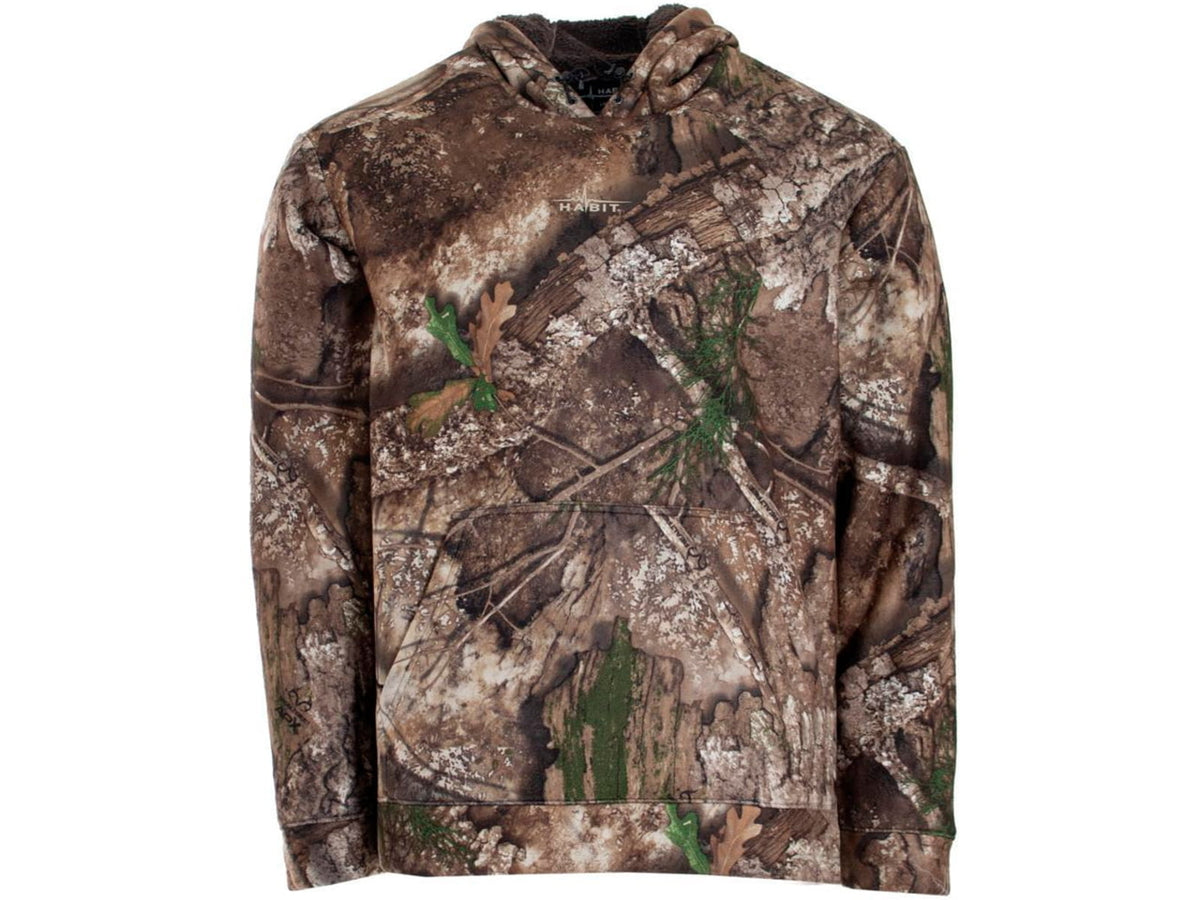 Habit Men's Bow String Sherpa Hoodie - Men's Extra Large Realtree APX 1409629