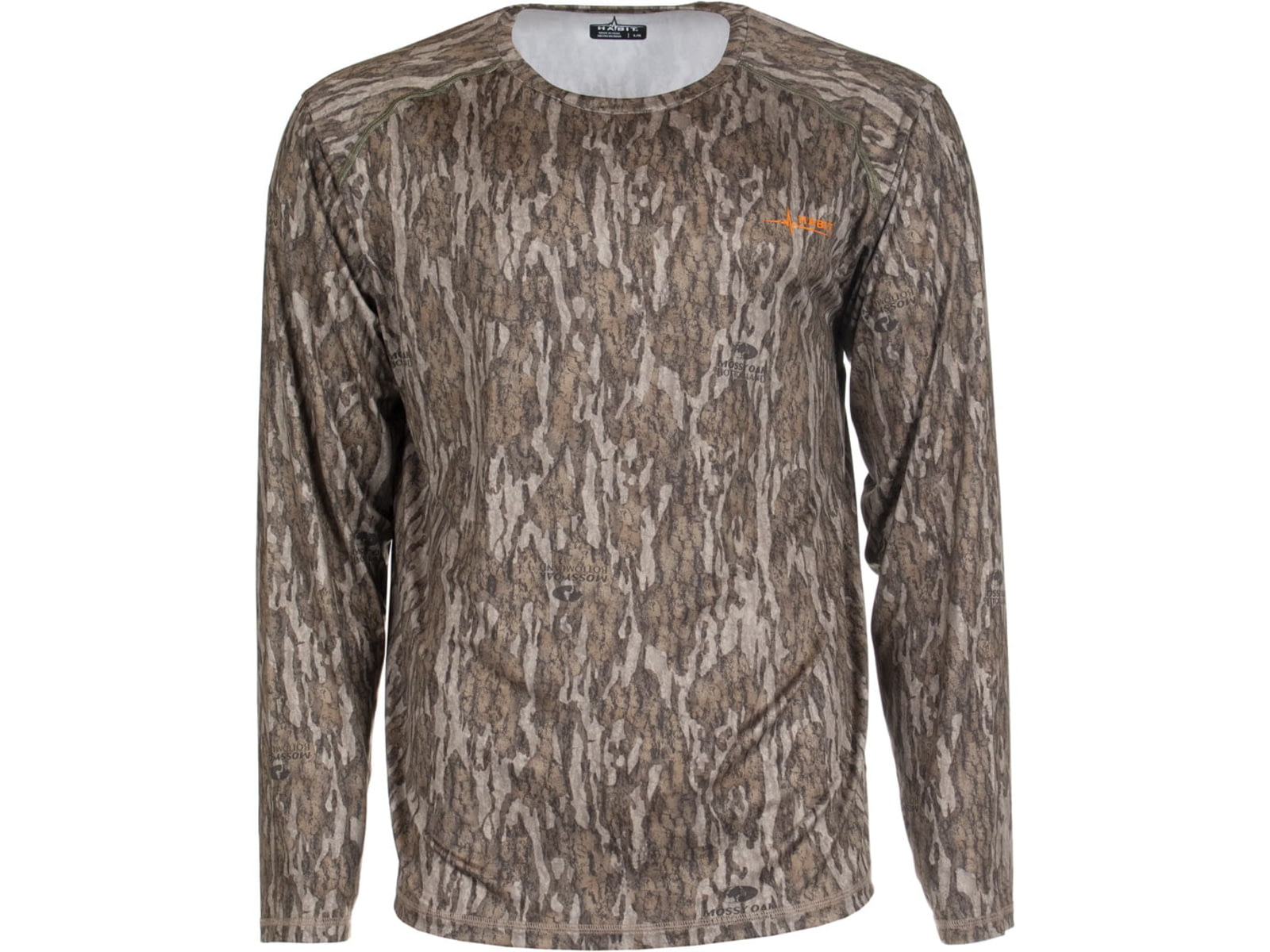 Habit Men's Siesta Cape Long Sleeve Perf Tee - Men's Medium Mossy Oak New Bottomland 1409632