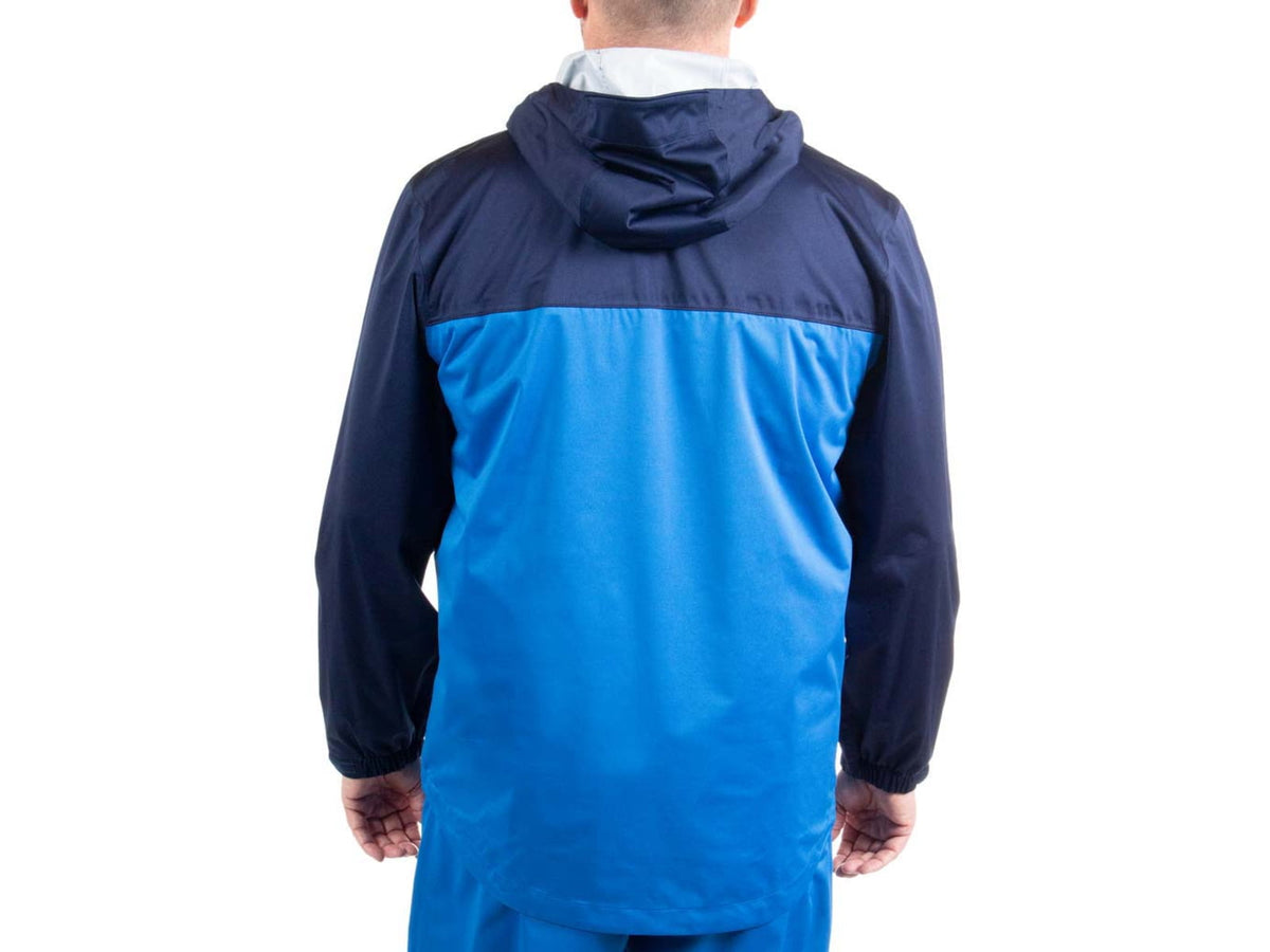 Habit Roaring Springs Packable Rain Jacket - Mens 2-Tone Peacoat-Marlin blue Extra Large