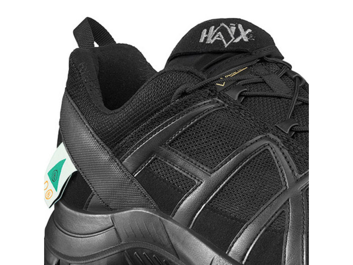 HAIX 42.1 Low Black Eagle Safety Boot 8.5US Wide Black