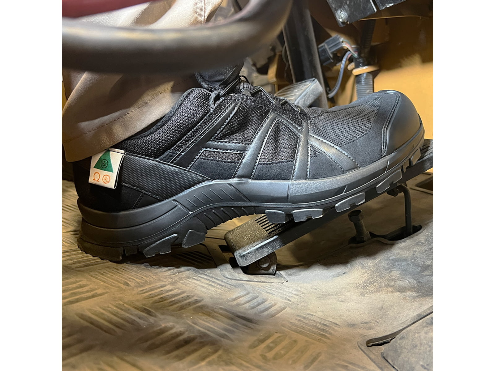 HAIX 42.1 Low Black Eagle Safety Boot 8.5US Wide Black