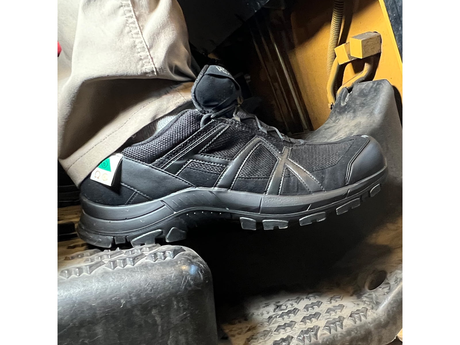 HAIX 42.1 Low Black Eagle Safety Boot 8.5US Wide Black