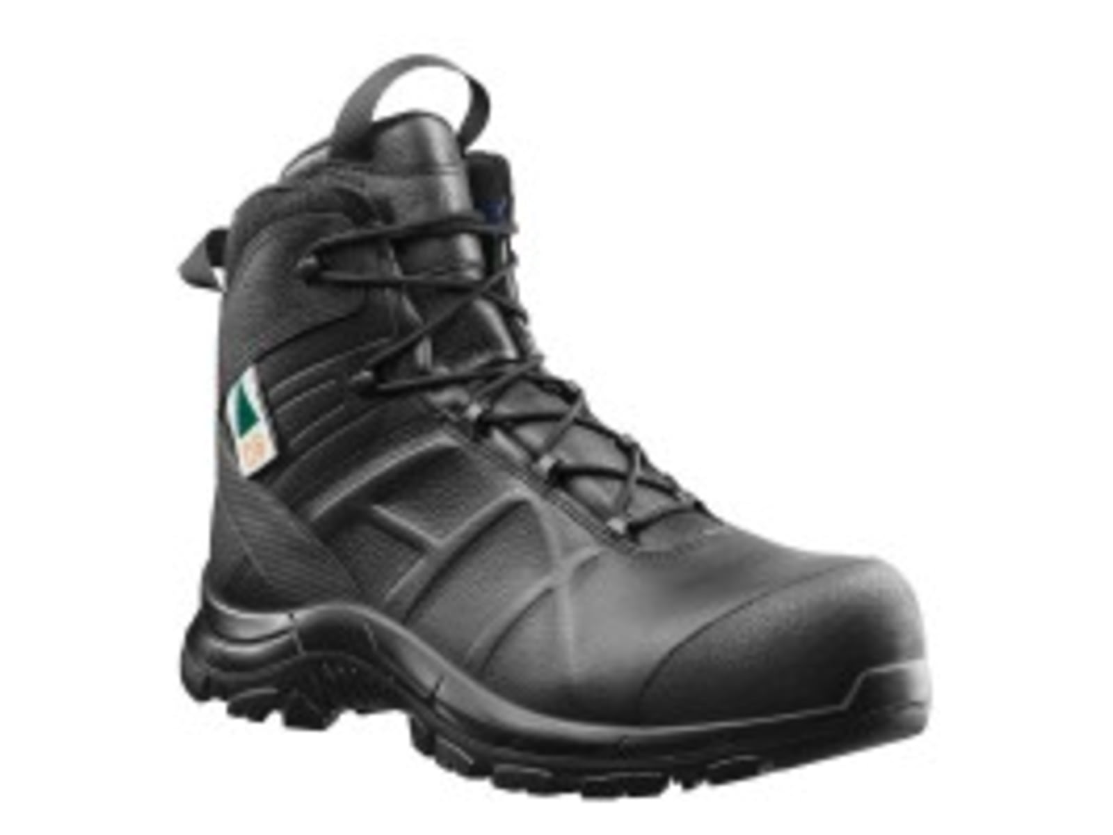HAIX Black Eagle Safety 55 Mid Side-Zip Women's Boots Black 8 Medium