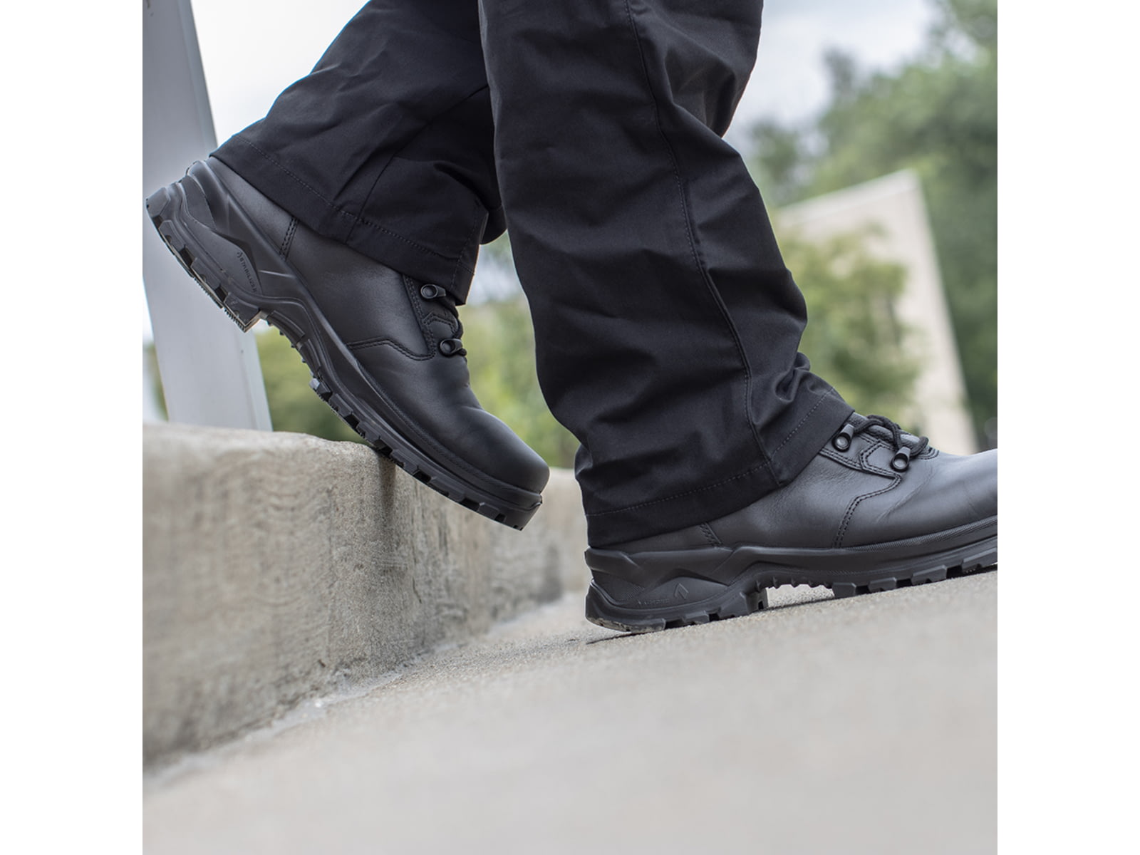 HAIX Enforce X High Winter Wide Shoe - Unisex 12.5 US Wide 7in Black