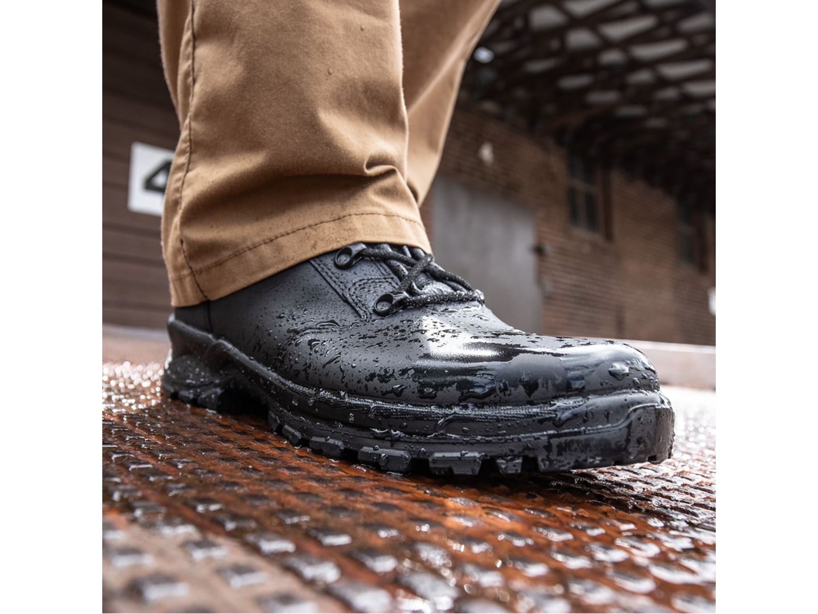 HAIX Enforce X High Winter Wide Shoe - Unisex 12.5 US Wide 7in Black
