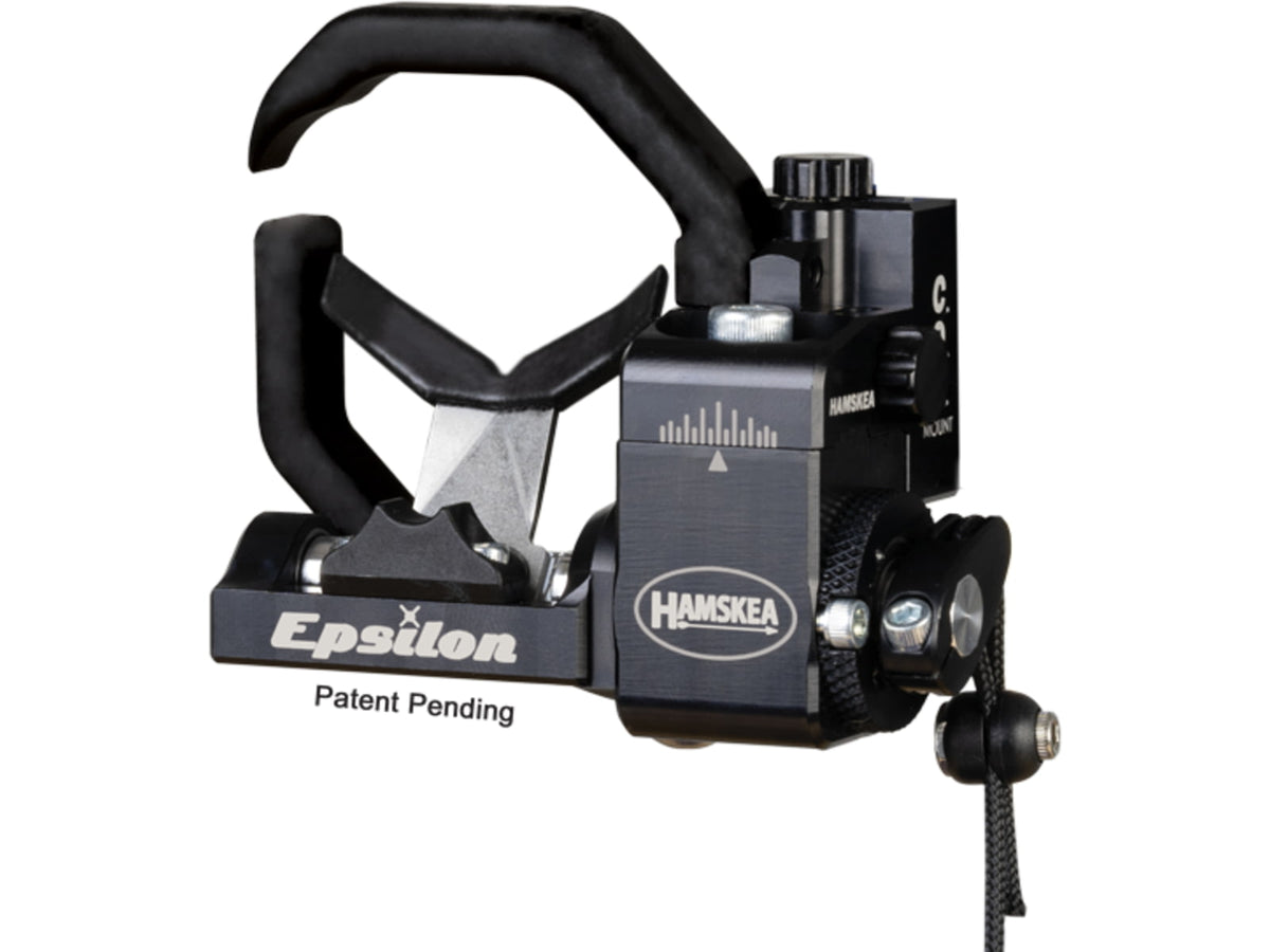 Hamskea V2 Epsilon Arrow Rest COR Riser Interface Black Left Hand 1006285