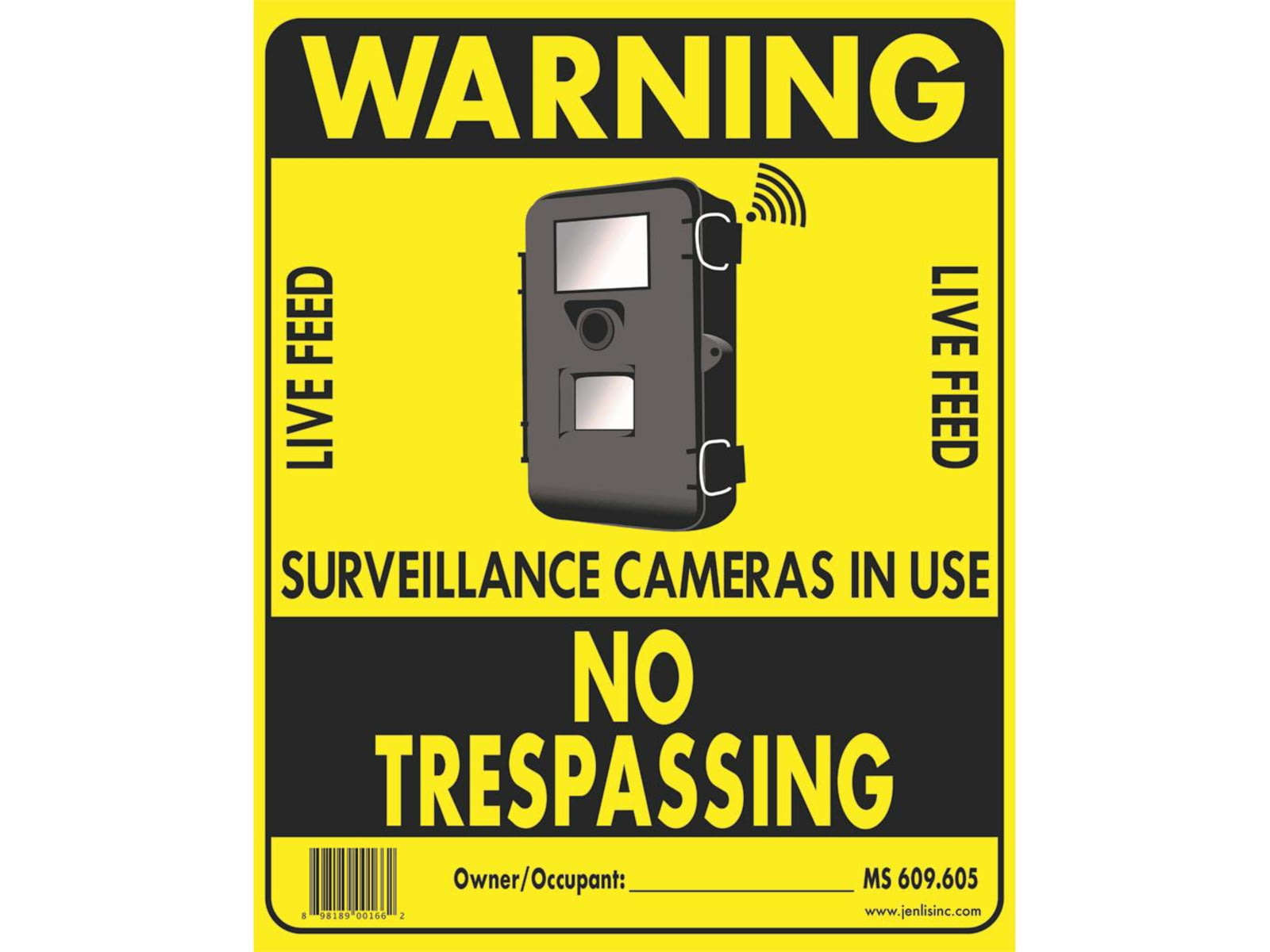 Hard Nosed No Trespassing Sign 10 pk. OSNT0014