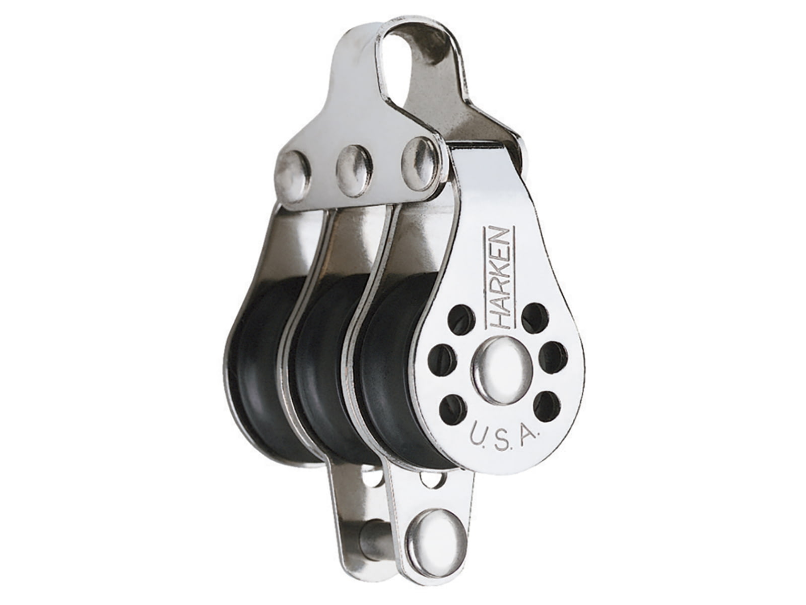 Harken Triple Micro Block w/Becket- Fishing 22mm 229F