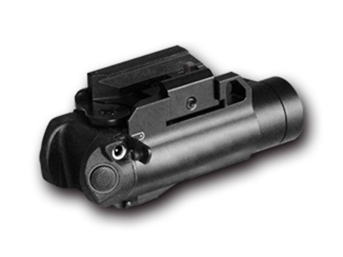 Hawk Gazer FLG-7 LED Flashlight/Green Laser Combo Black Low Profile LG-HG-FLG-7