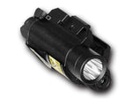 Hawk Gazer FLG-7 LED Flashlight/Green Laser Combo Black Low Profile LG-HG-FLG-7