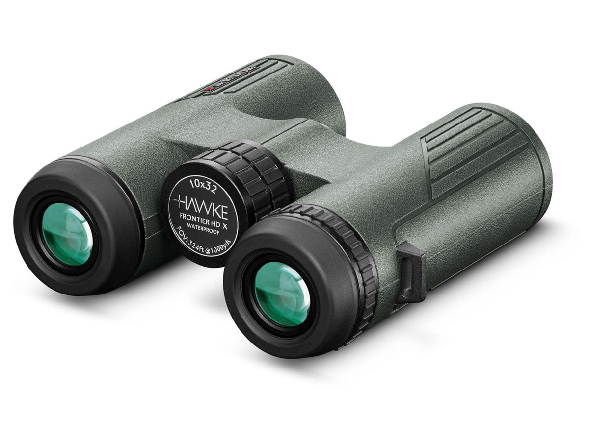 Hawke Sport Optics Frontier HD X 10x32mm Roof Prism Binocular Green 38007
