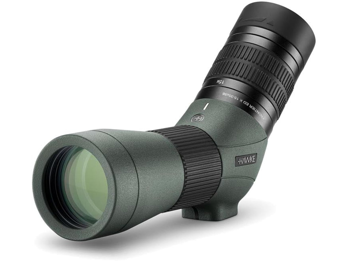 Hawke Sport Optics Frontier ED X Compact 15-35x56mm Spotting Scope Green/Black 58210