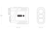 Hawke Sport Optics LRF 800 LCD 6x21 Laser Rangefinder Black 41022