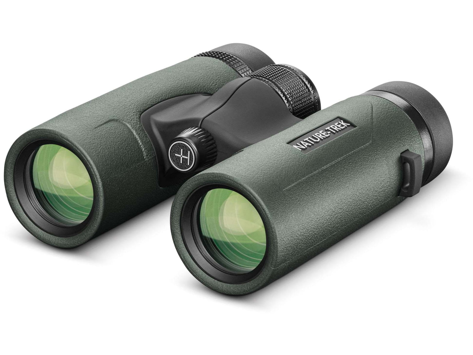 Hawke Sport Optics Nature Trek 8x32mm Roof Prism Binoculars Rubber Green 35100