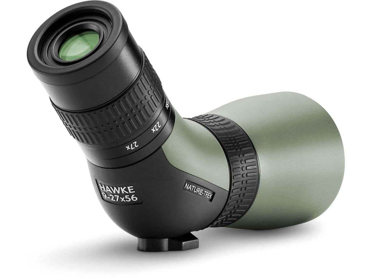 Hawke Sport Optics Nature Trek 9-27x56mm Porro Spotting Scope Green