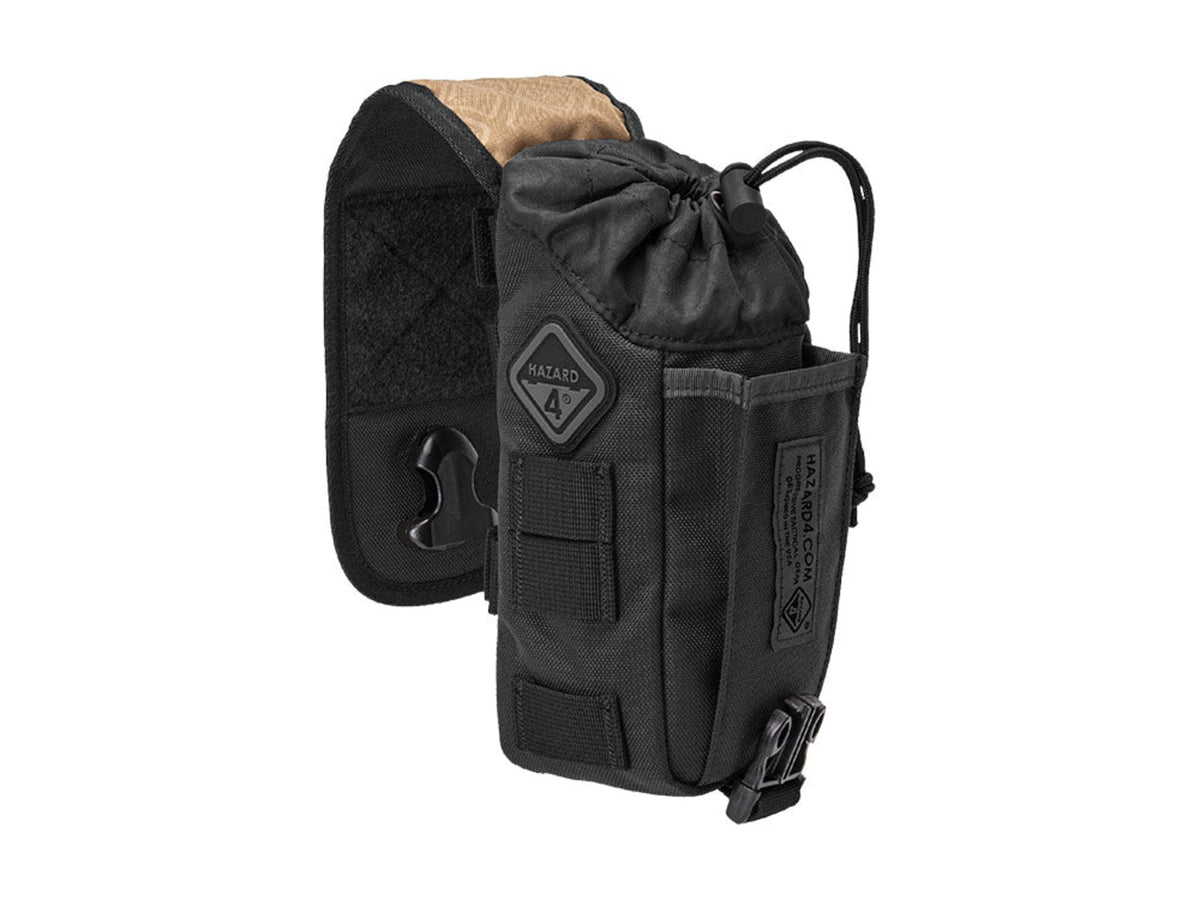 Hazard 4 Bottle Pouch for Pillbox Black PCH-PBB-BLK