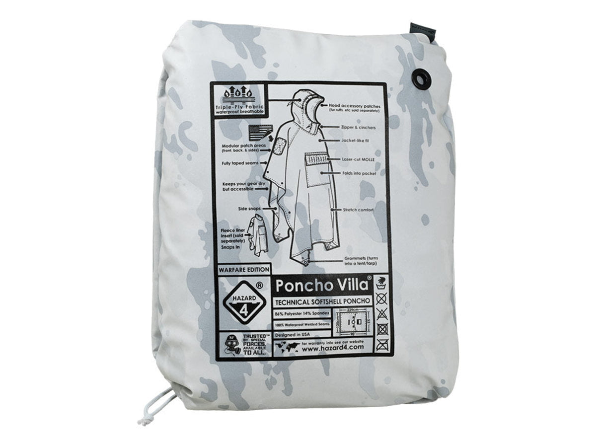 Hazard 4 PonchoVilla Warfare Edition Arctic Camo APR-PNVW-SCW