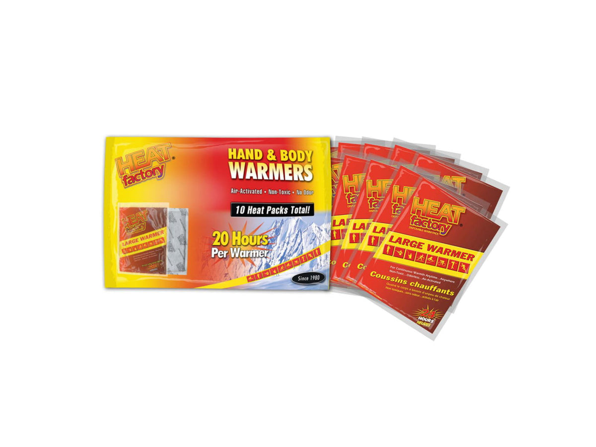 Heat Factory Large Size Body Warmer Big Pack 10 Units 19642