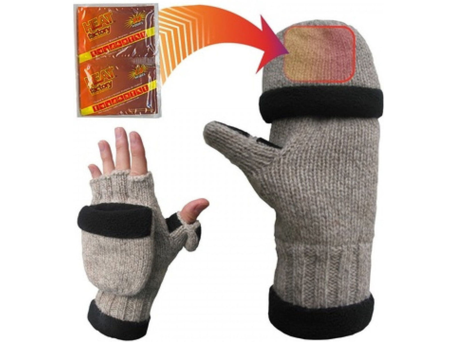 Heat Factory Ragg Wool Glove - Men's Wheat 994M