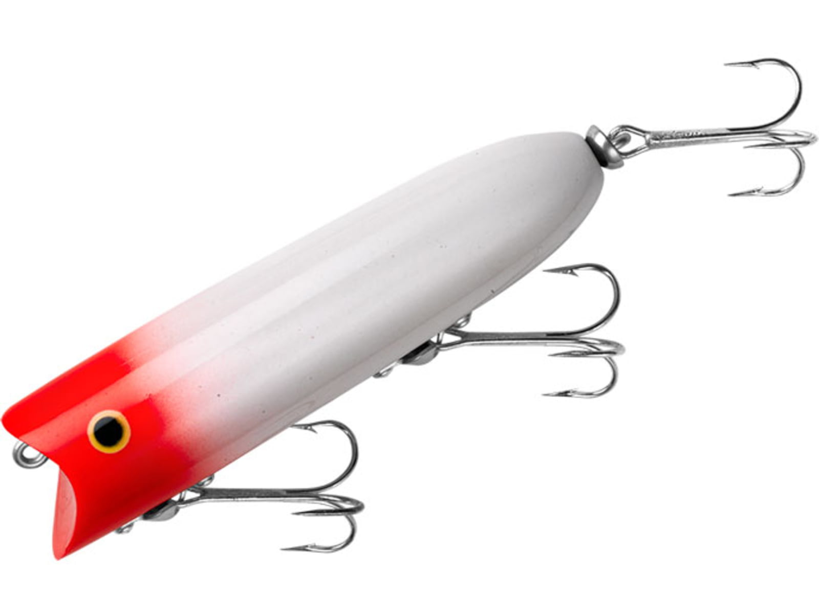 Heddon Lucky 13 Topwater Popper 3-3/4in 5/8 oz Red Head