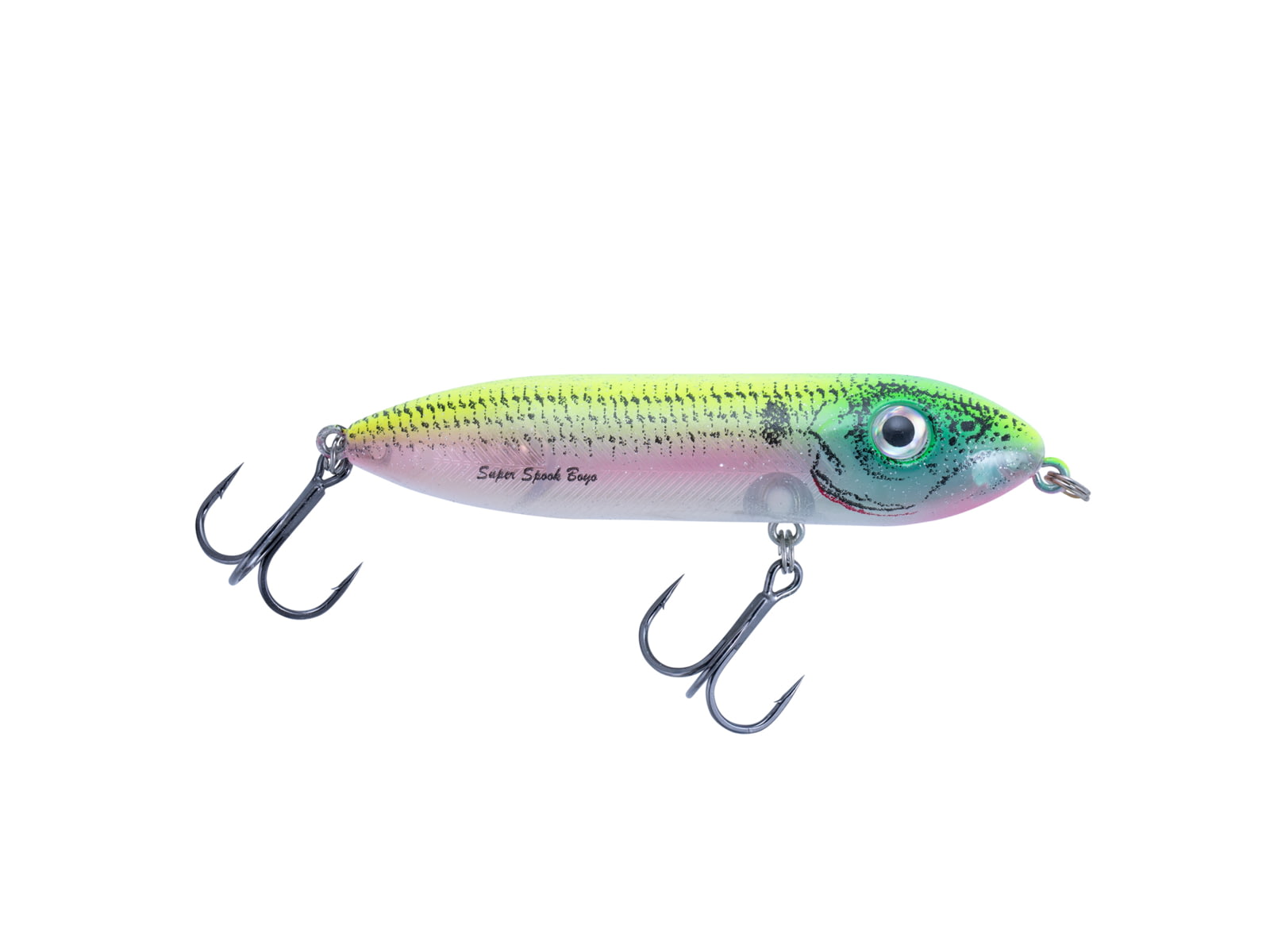 Heddon Super Spook Boyo Topwater Walking Bait 3in 3/8 oz