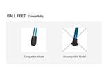 Helinox Ball Feet Set 4 pack Black 45mm