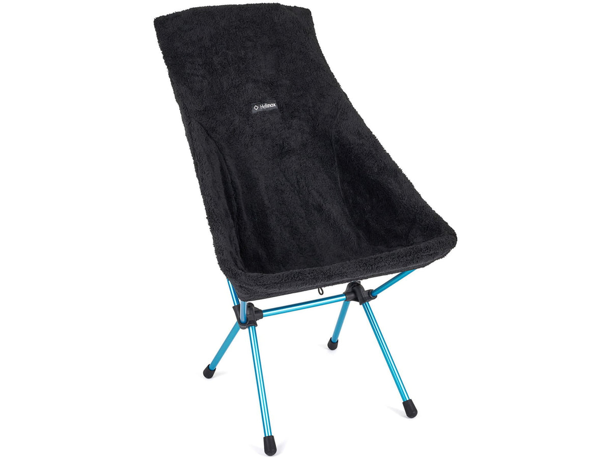 Helinox High-Back Seat Warmer Sunset/Beach Chair Black Fleece