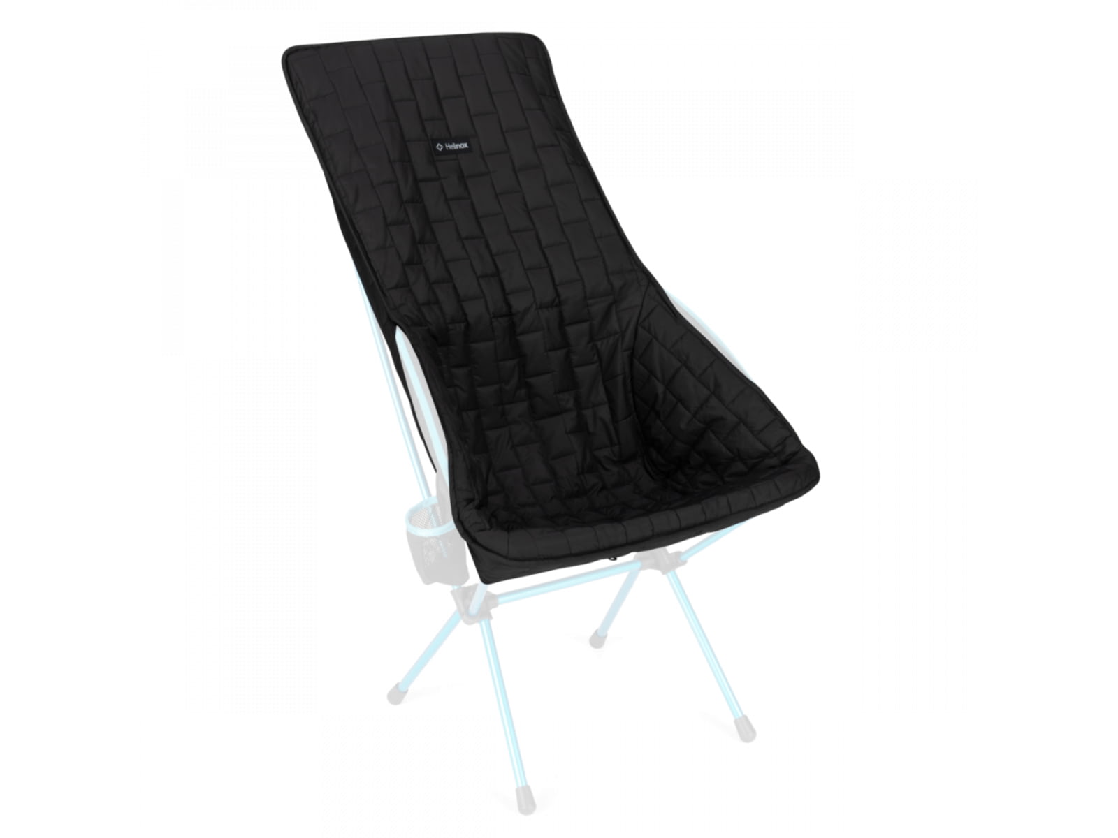Helinox Reversible Seat Warmer Quilted Savanna/Playa Chair Black/Coyote Tan