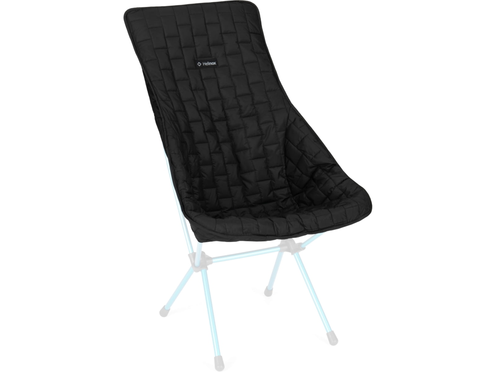 Helinox Reversible Seat Warmer Quilted Sunset/Beach Chair Black/Coyote Tan