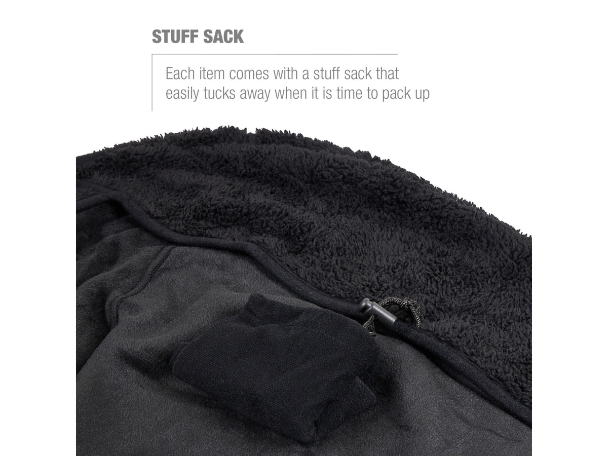 Helinox Savanna/Playa Chair Seat Warmer Black Fleece