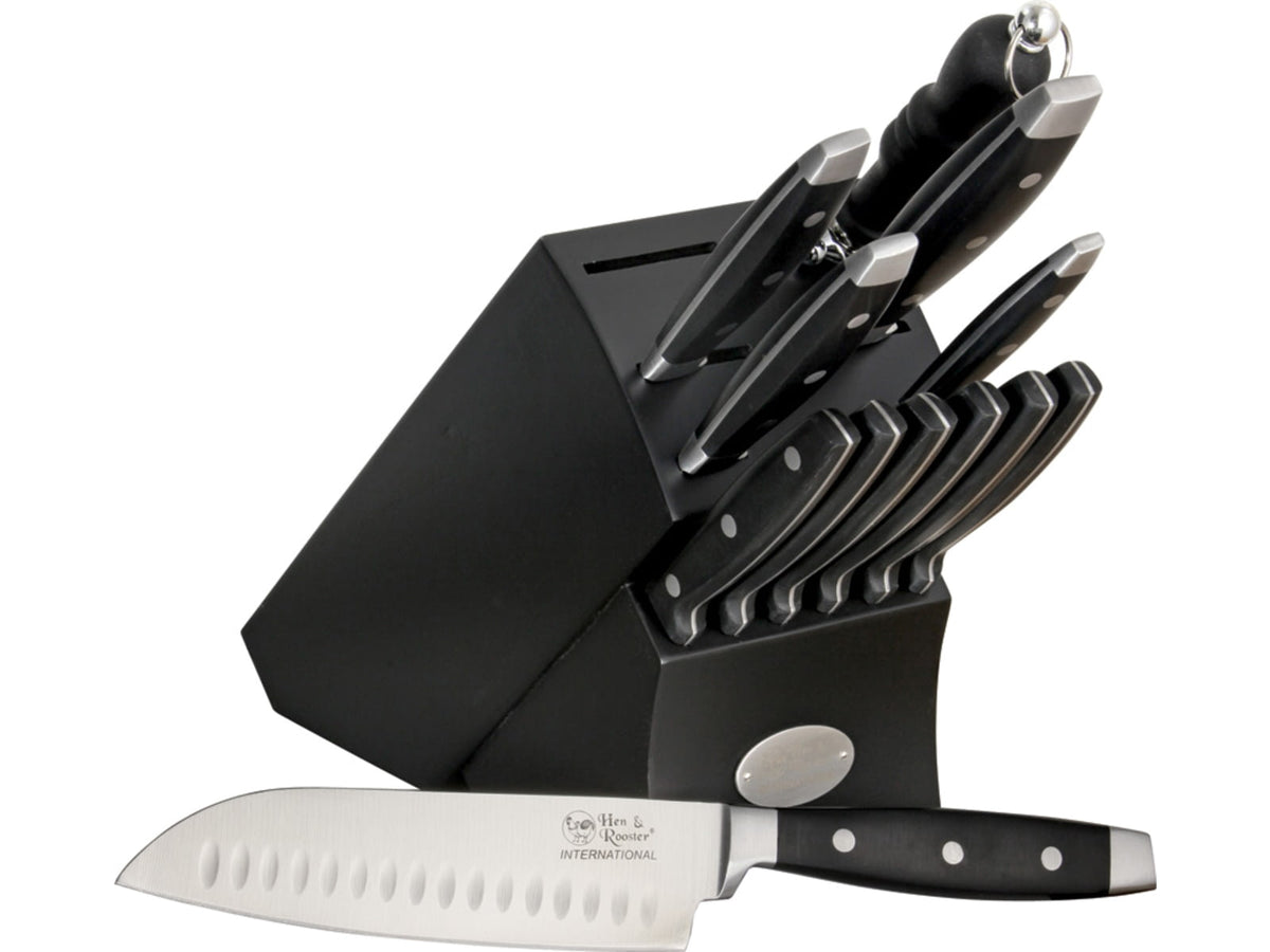 Hen & Rooster 13 Piece Kitchen Knife Set HRI028