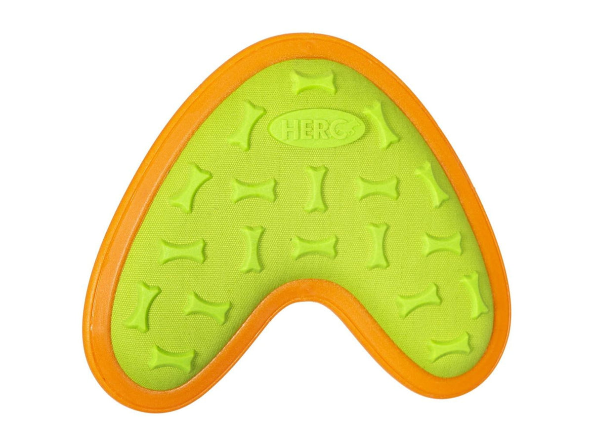 Hero Dog Toys Outer Armor Boomerang Orange/Lime Large 64187