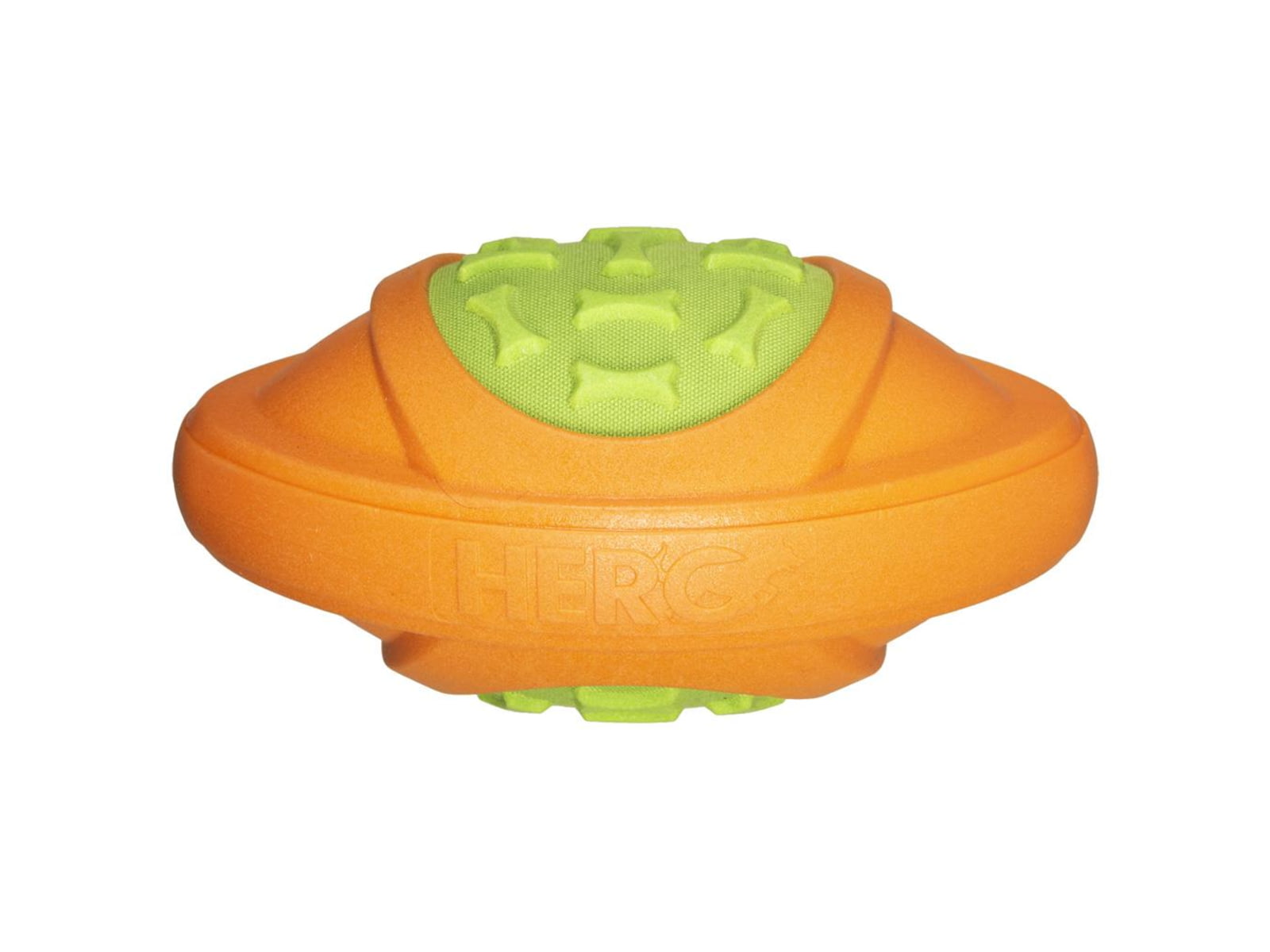 Hero Dog Toys Outer Armor Football Orange/Lime Large 64194
