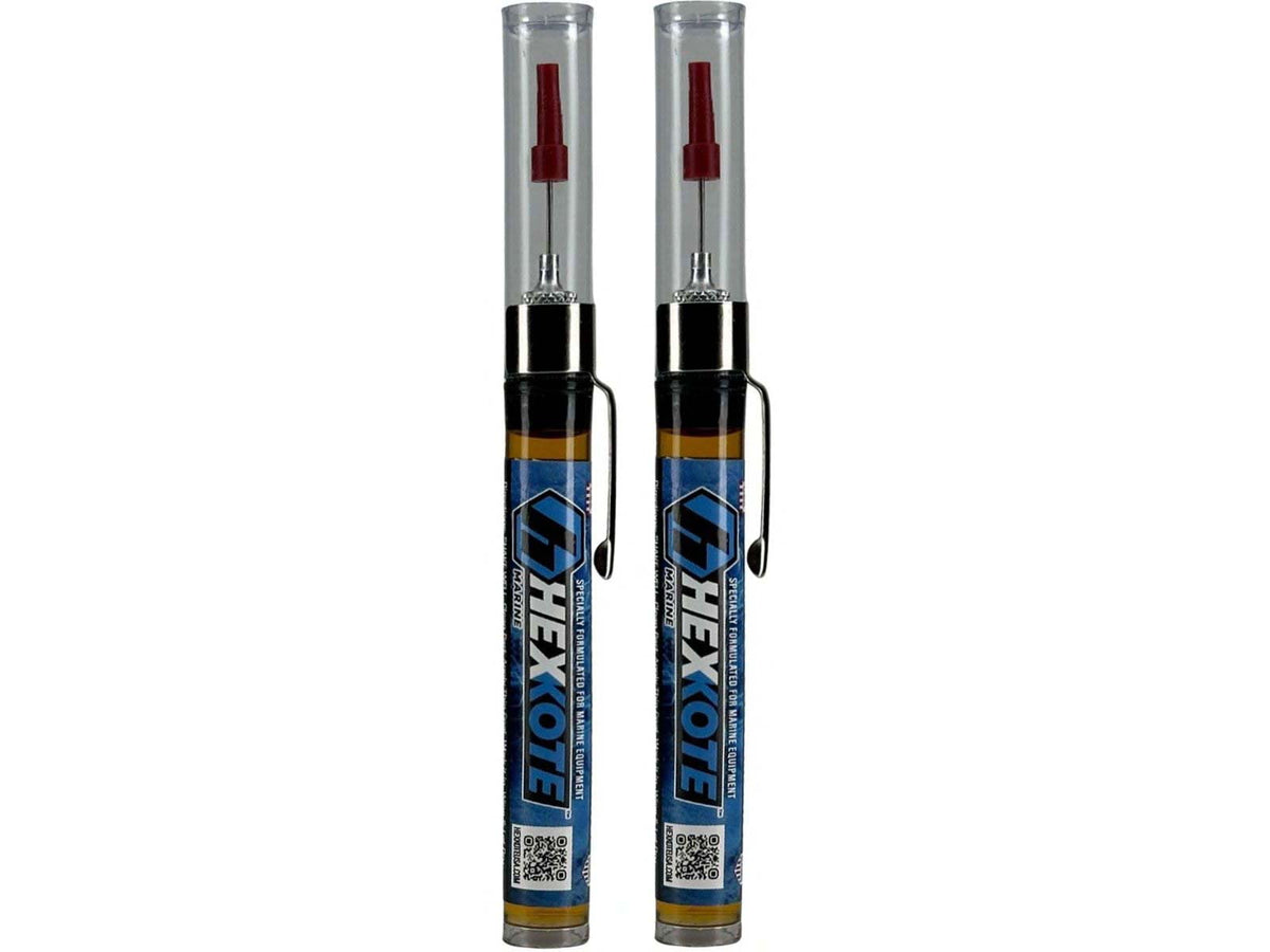HEXKOTE Marine .25 oz Needle Pen Applicator 2 Pack