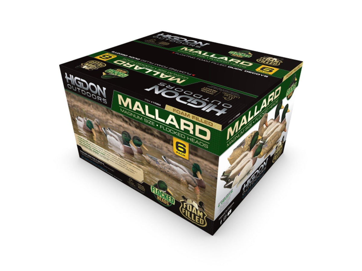 Higdon Outdoors 17053 Magnum Mallard Foam Filled Floaters Multi Color Mallard